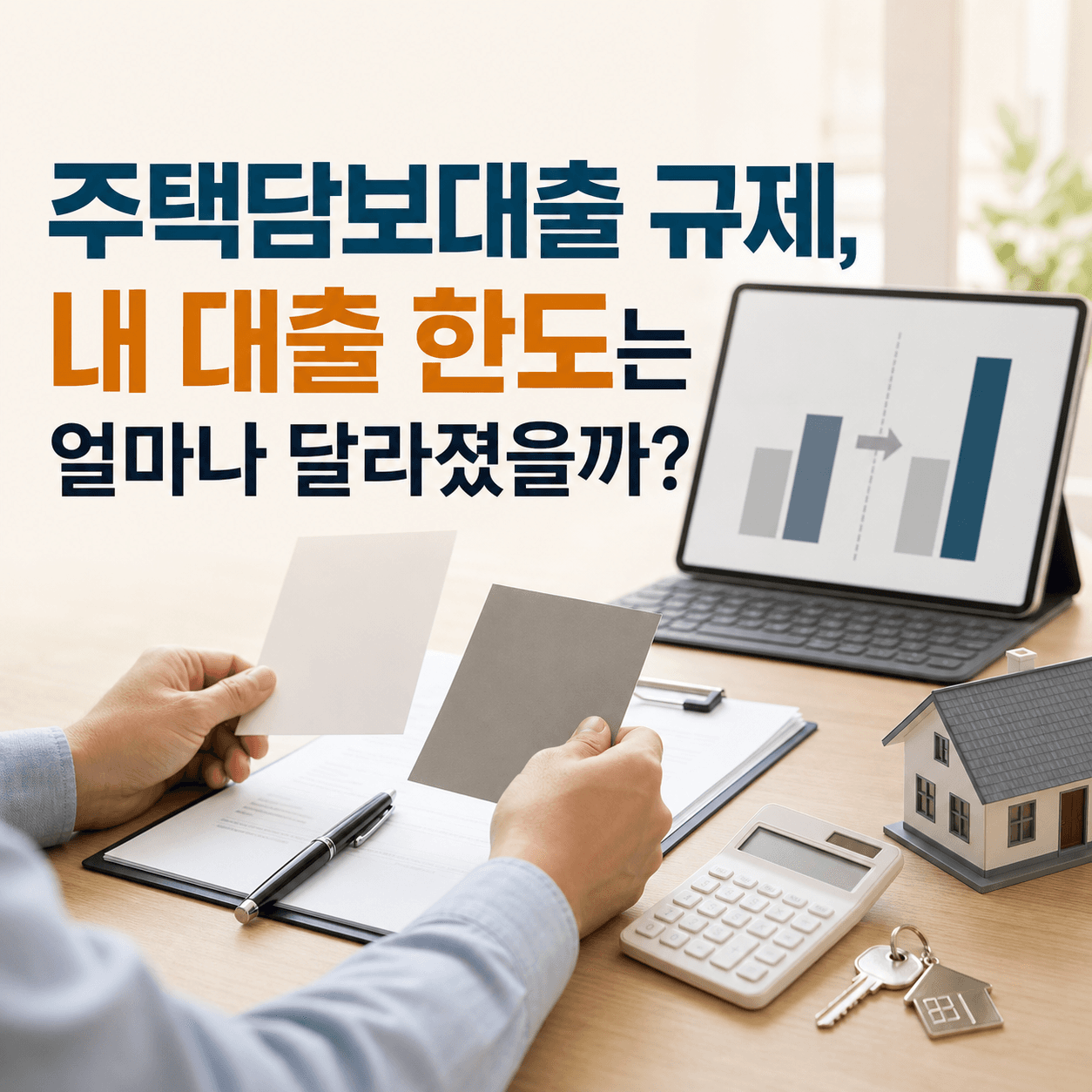 주택담보대출 규제, 내 대출 한도는 얼마나 달라졌을까? - 뱅크몰 금융정보