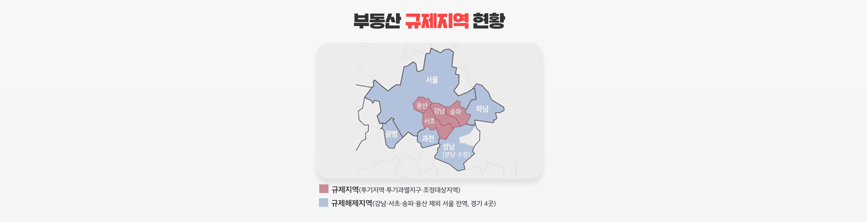 강남3구·용산 외 주택 규제 해제, 담보대출 한도가... - 뱅크몰 금융정보