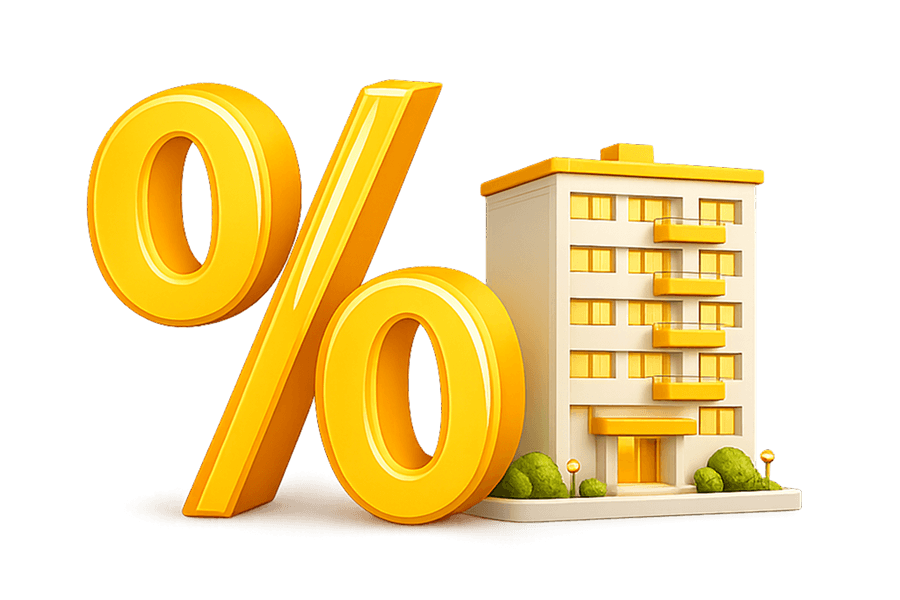 사업자금 주택담보대출 금리 수준 안내 이미지