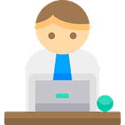 청년이 전세자금 필요 상황 아이콘