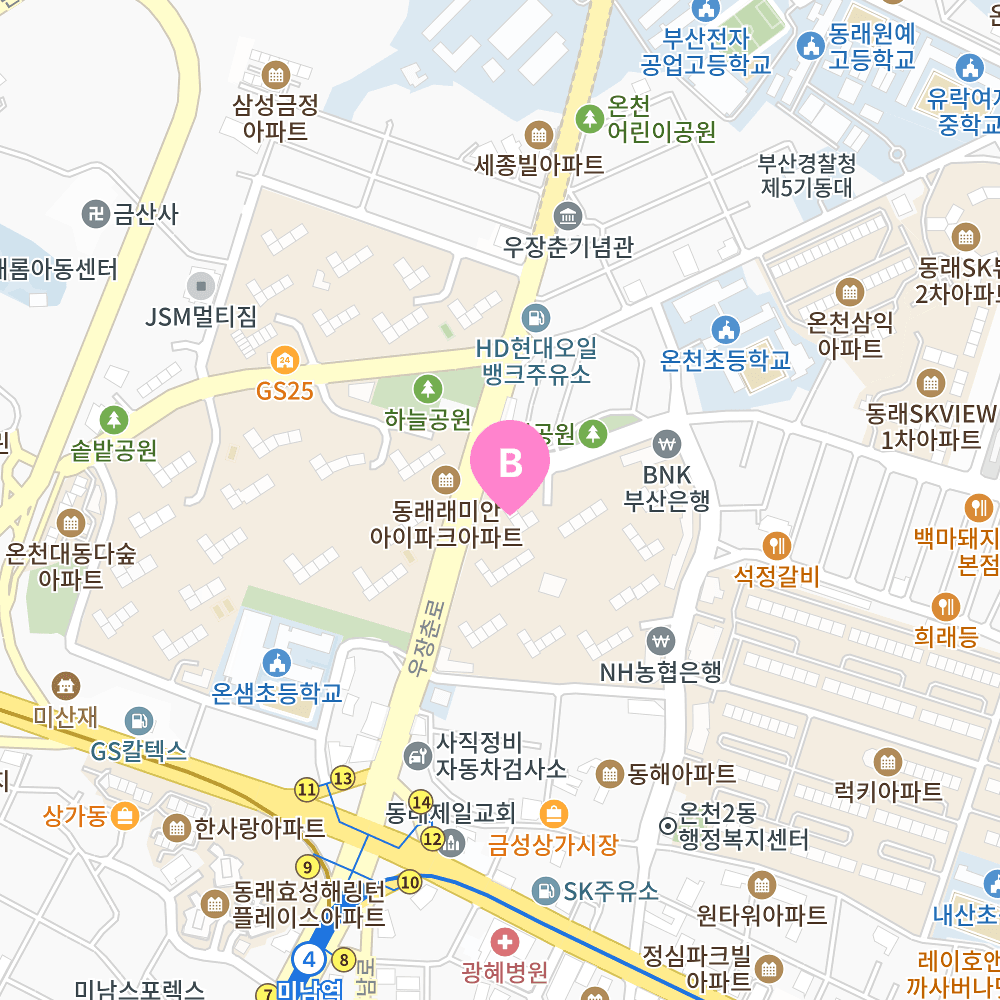 동래 지도