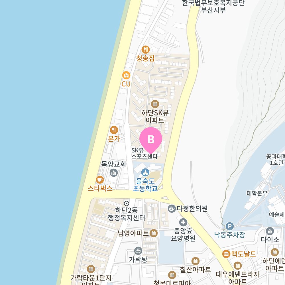 하단 지도