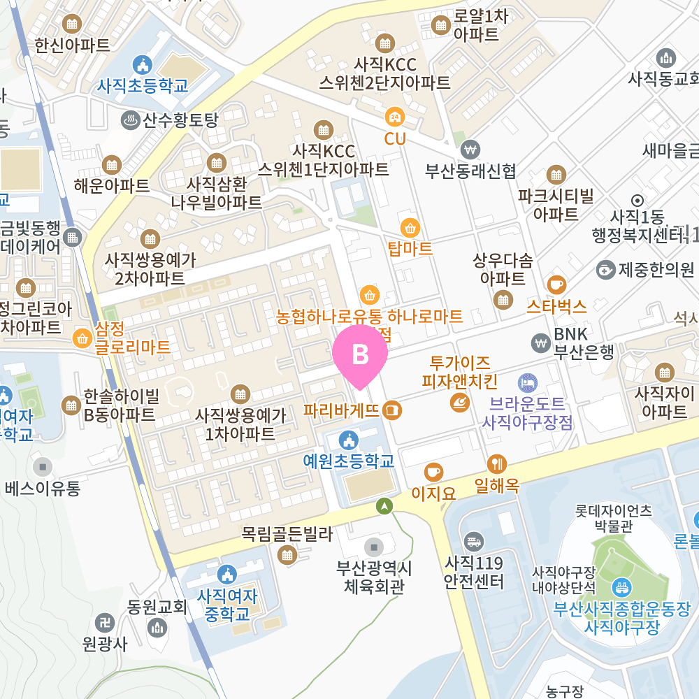 사직 지도