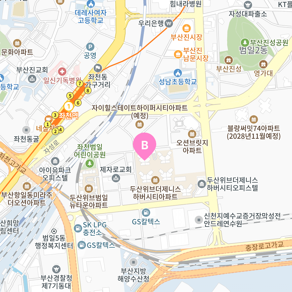 하버 지도