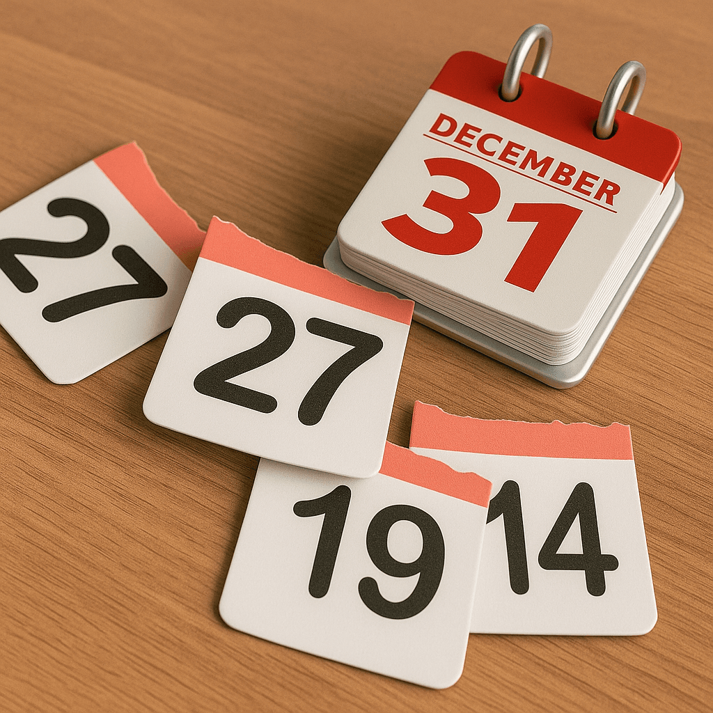 연말 달력 이미지