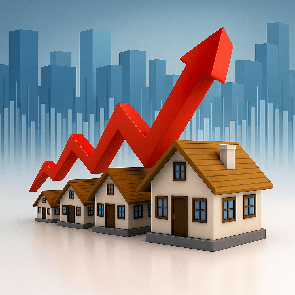 부동산 가격상승 이미지