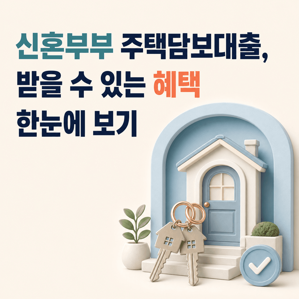 신혼부부 주택담보대출, 받을 수 있는 혜택 한눈에 보기 - 뱅크몰 금융정보